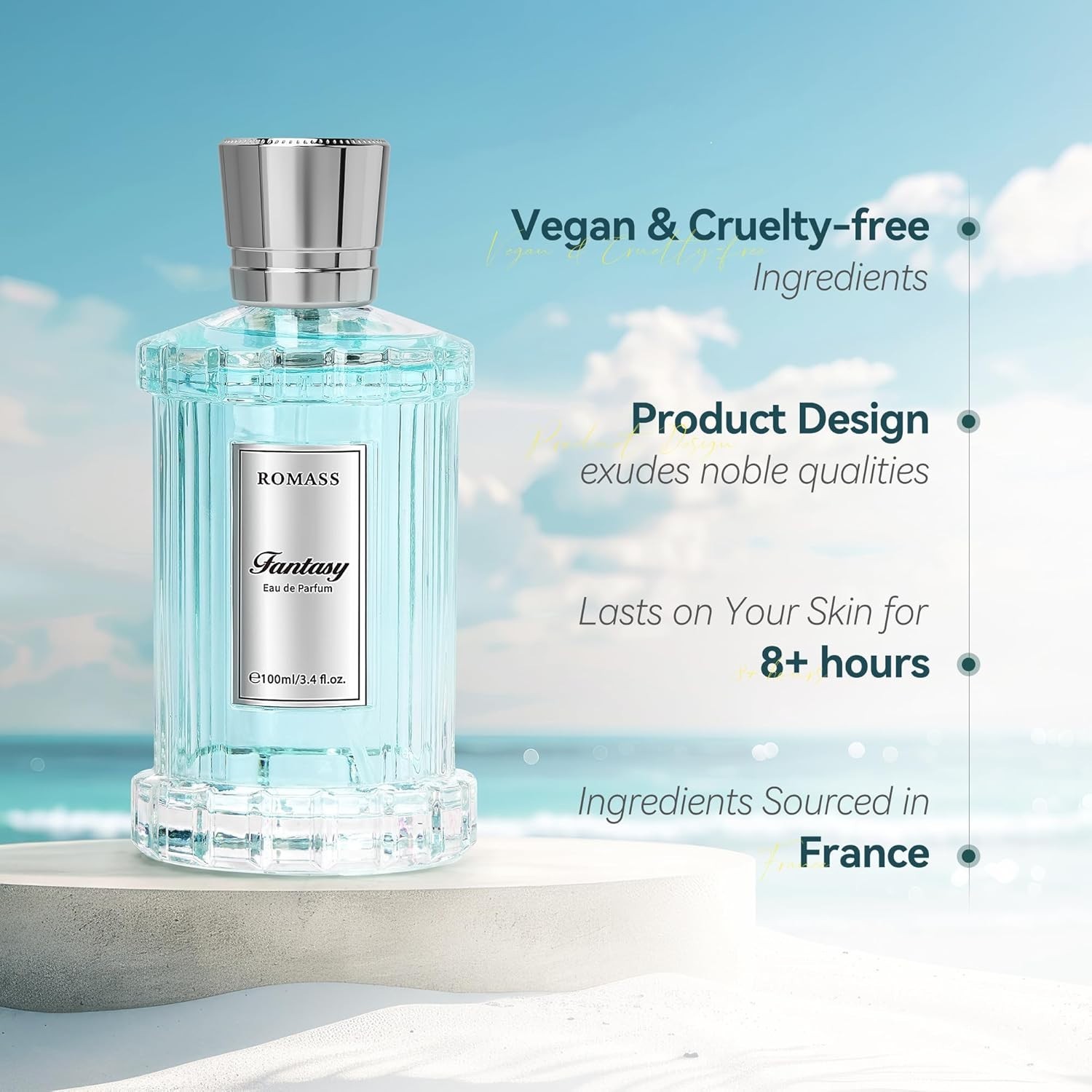 ROMASS Fantasy Unisex Eau de Parfum | 100ml/3.4oz