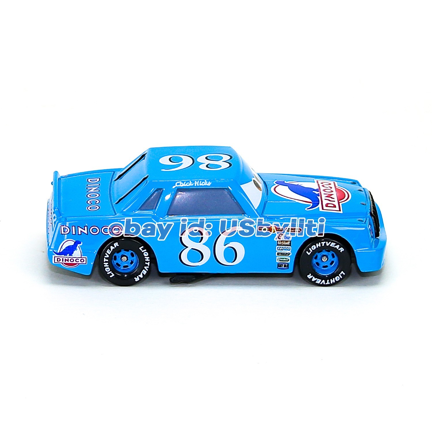 Disney Pixar Cars Dinoco Chick Hicks Diecast 1:55 Metal Car Toy Gift