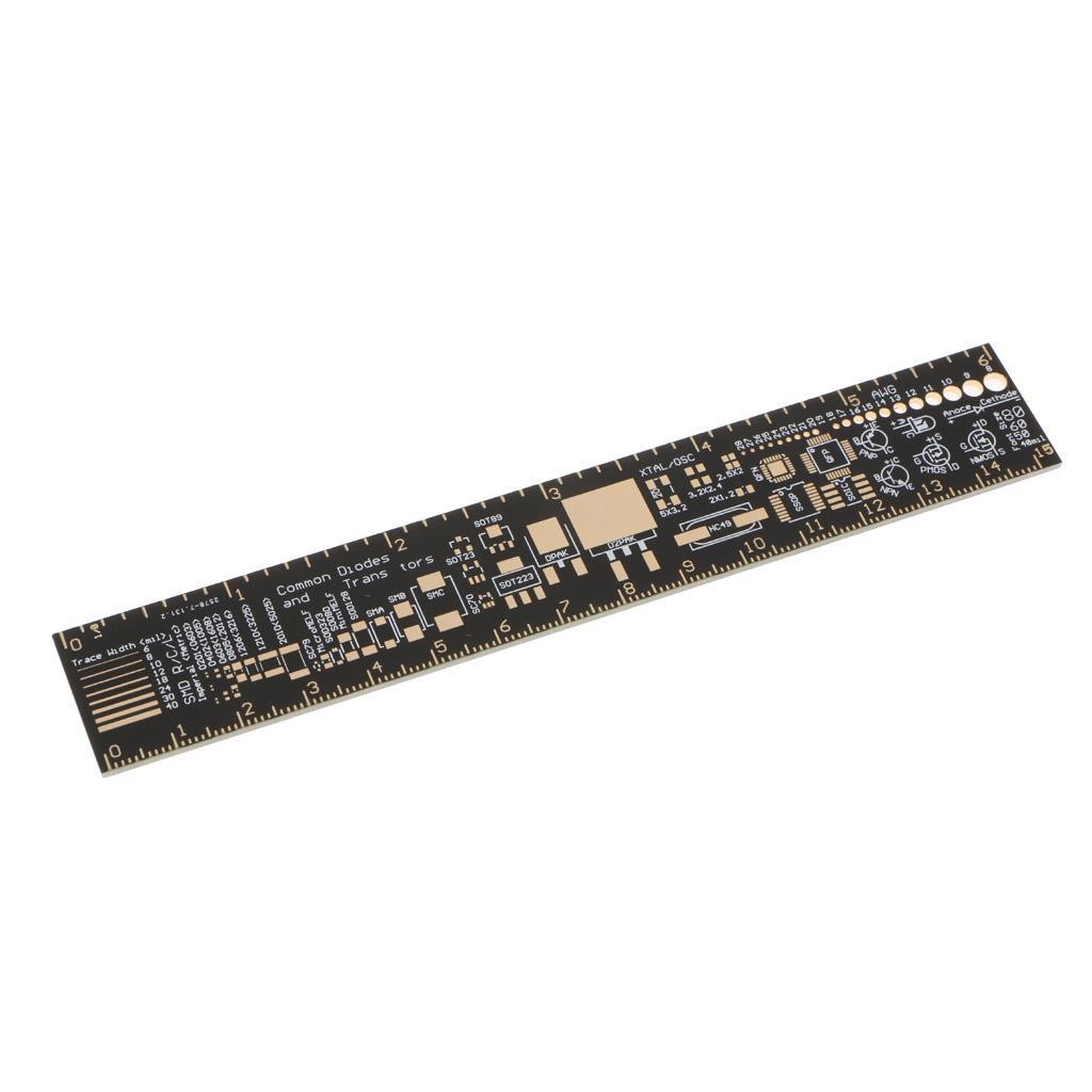 PCB Reference Ruler 6" IC Packaging Unit for   Electronic Engineers