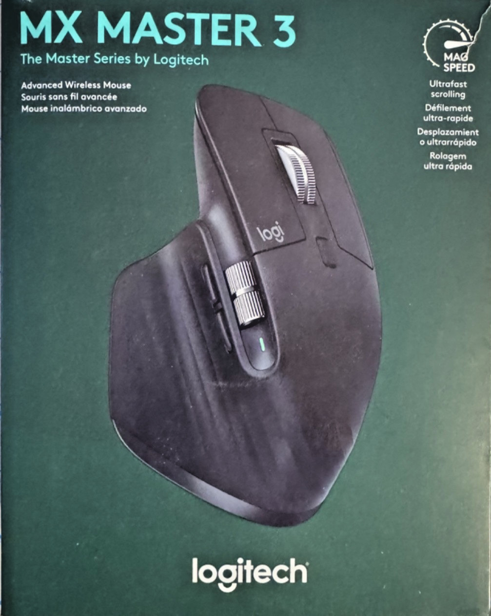 Logitech MX Master 3 Advanced Wireless Mouse 910-005647 Open Box