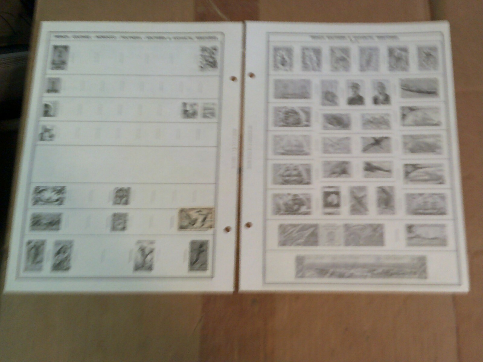 1971-1976 Antarctic Territories Stamp Pages 2 Pages 1 Stamp  Lot D6