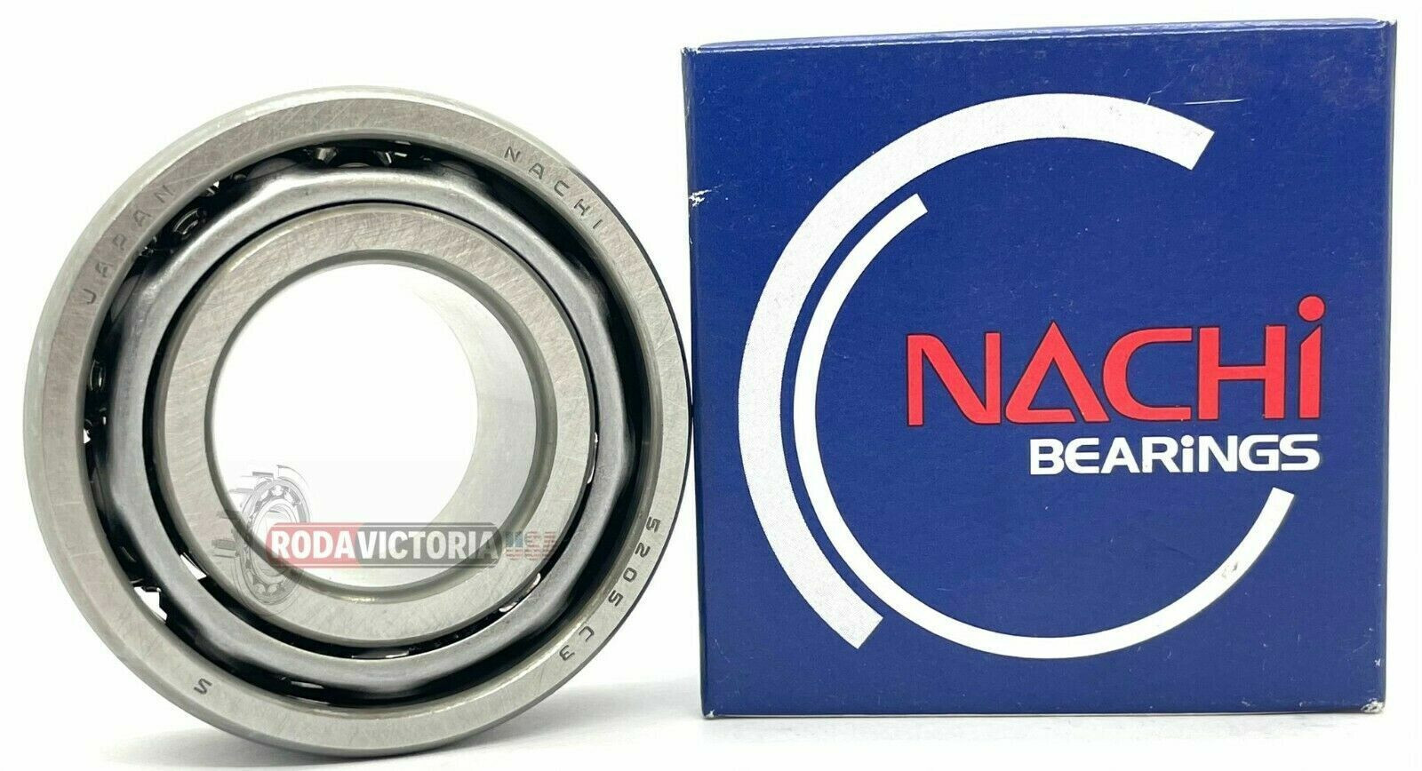 NACHI 5205 Angular Contact 25x52x20.6 25mm/52mm/20.6mm Double Row Ball Bearings