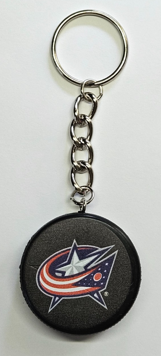 Columbus Blue Jackets Mini Puck Key Chain by Inglasco