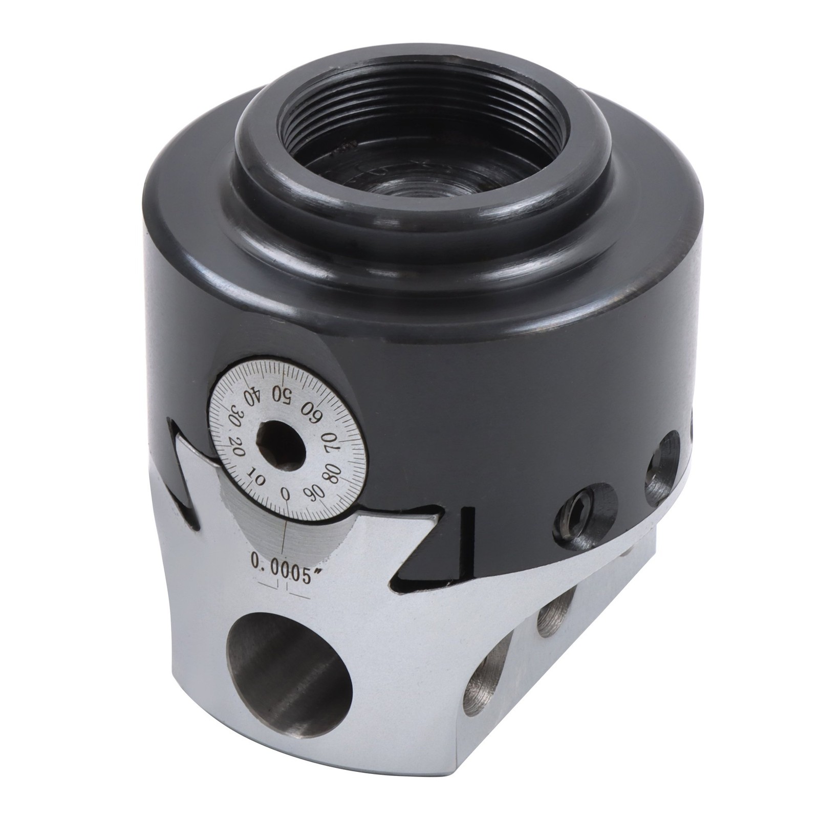 3" High Precision Boring Head 0.001 Radius 1-1/2-18" Thread Mount 1" Max Offset