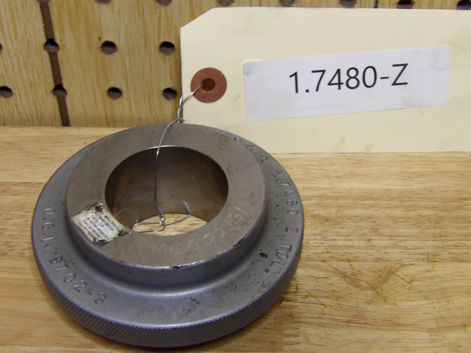 Master Bore  Ring Gage  1.7480-Z  Inch
