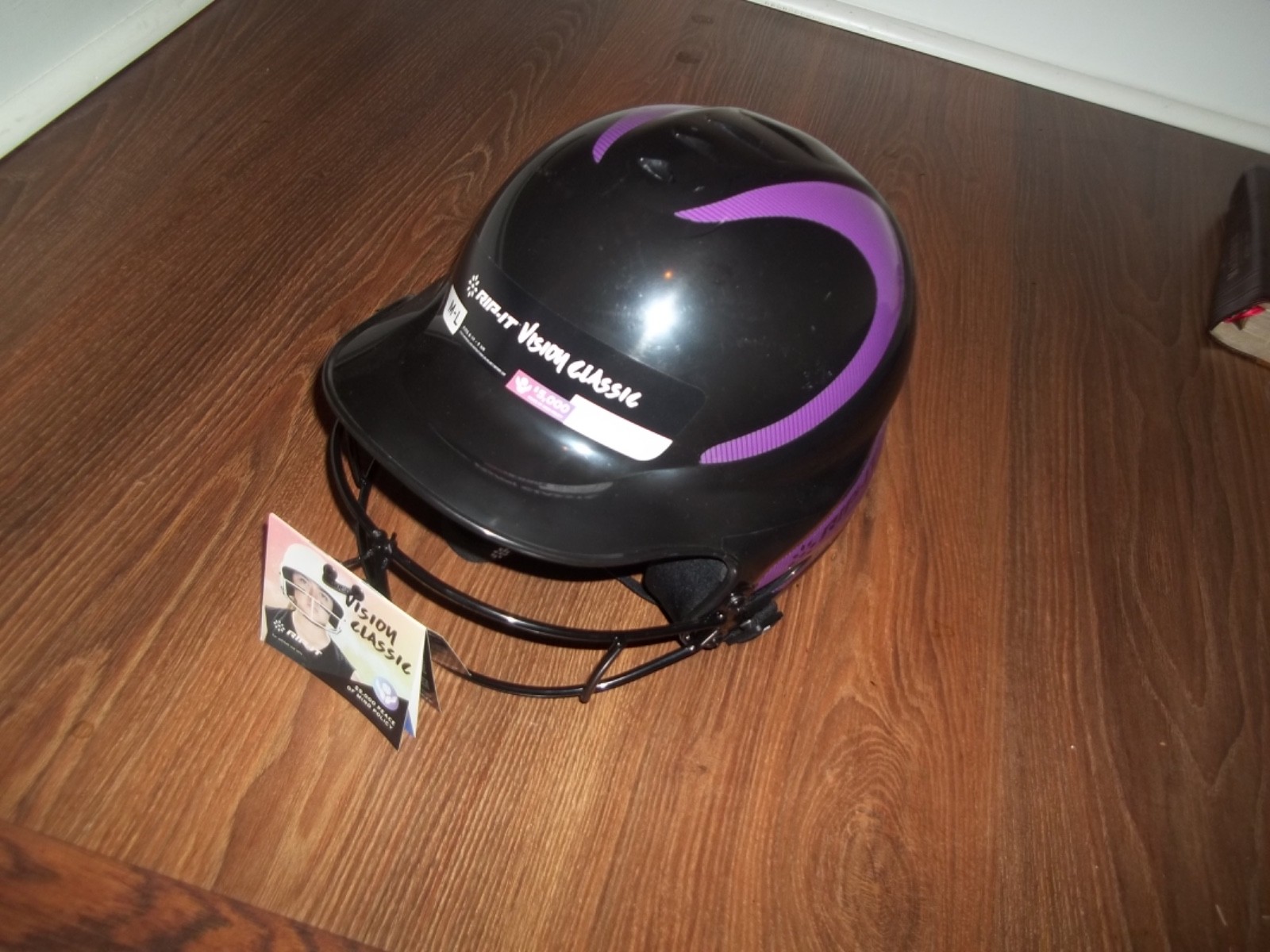 Rip-IT  Womens Vision Classic Softball Batting M - L Helmet Purple/Black New w/