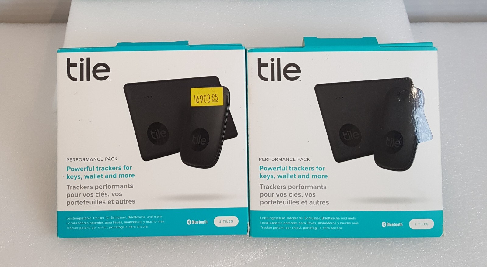 2 X 2-Pack Tile Performance 1 Pro 1 Slim Bluetooth Tracker Item Locator Finder