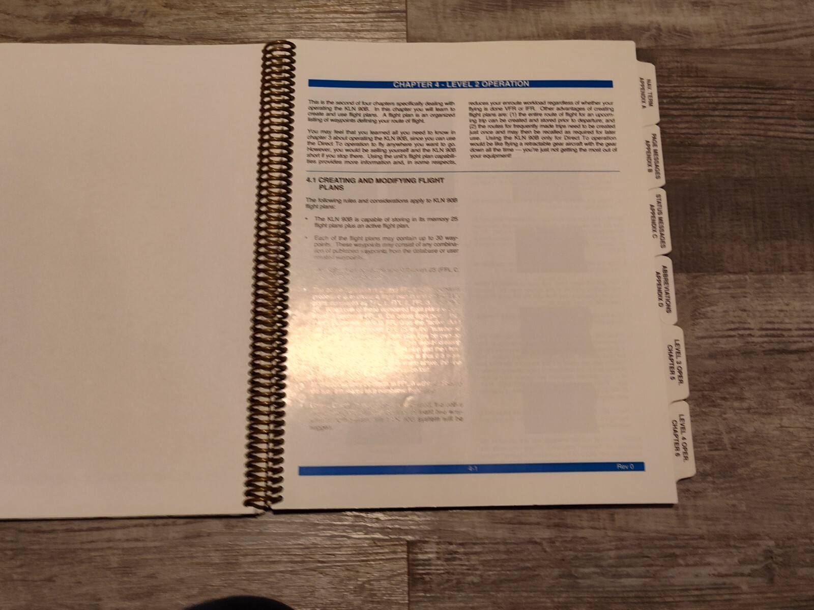 KLN 90B BENDIX KING GPS NAVIGATION SYSTEM Pilot Reference Manual 1995