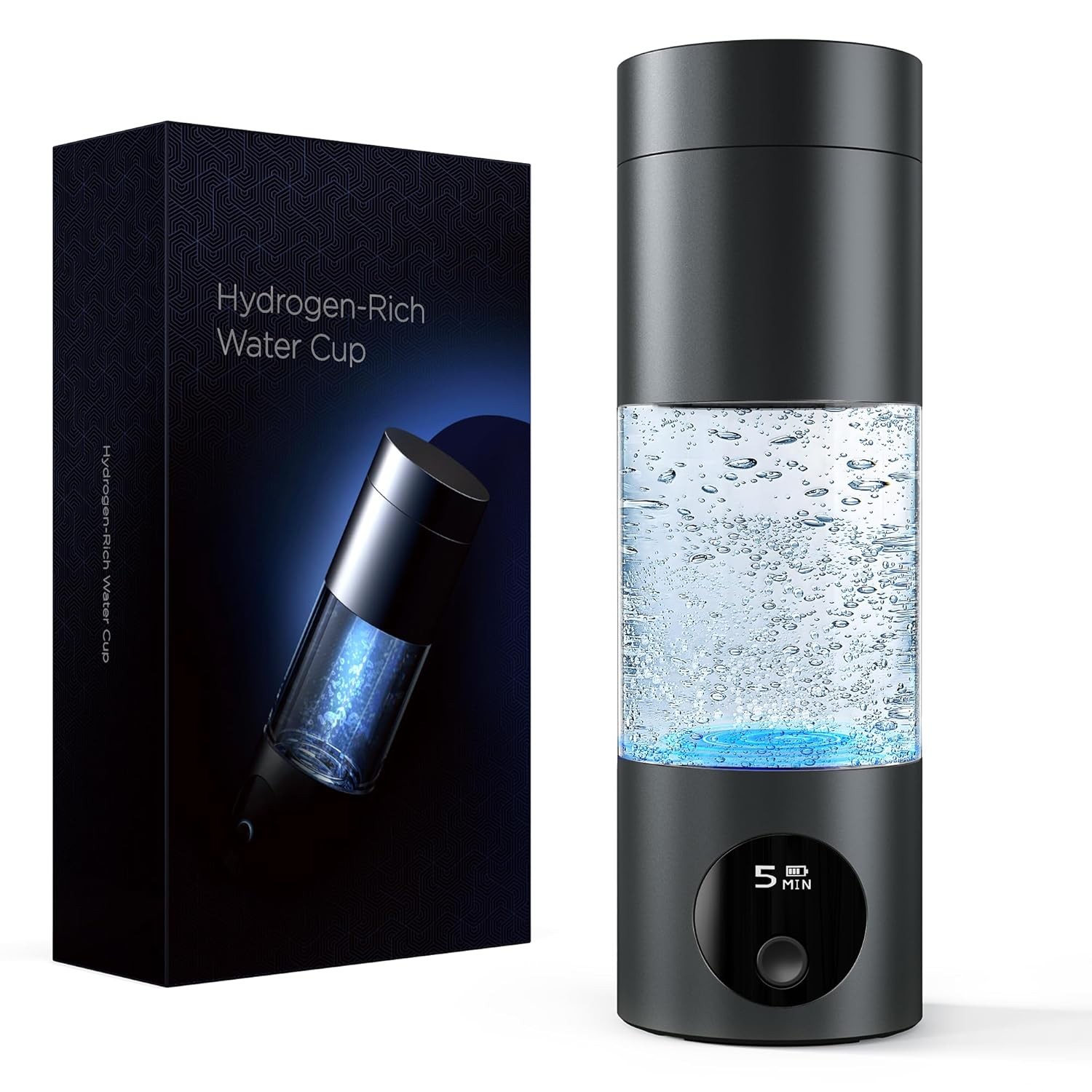 Hydrogen Water Bottle,Up to 6000 PPB Hydrogen Water Bottle Generator,Advanced SP