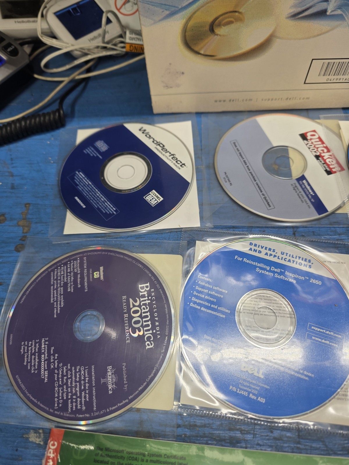 Microsoft Windows XP Home Edition Version 2002 New Sealed & Dell Software Discs