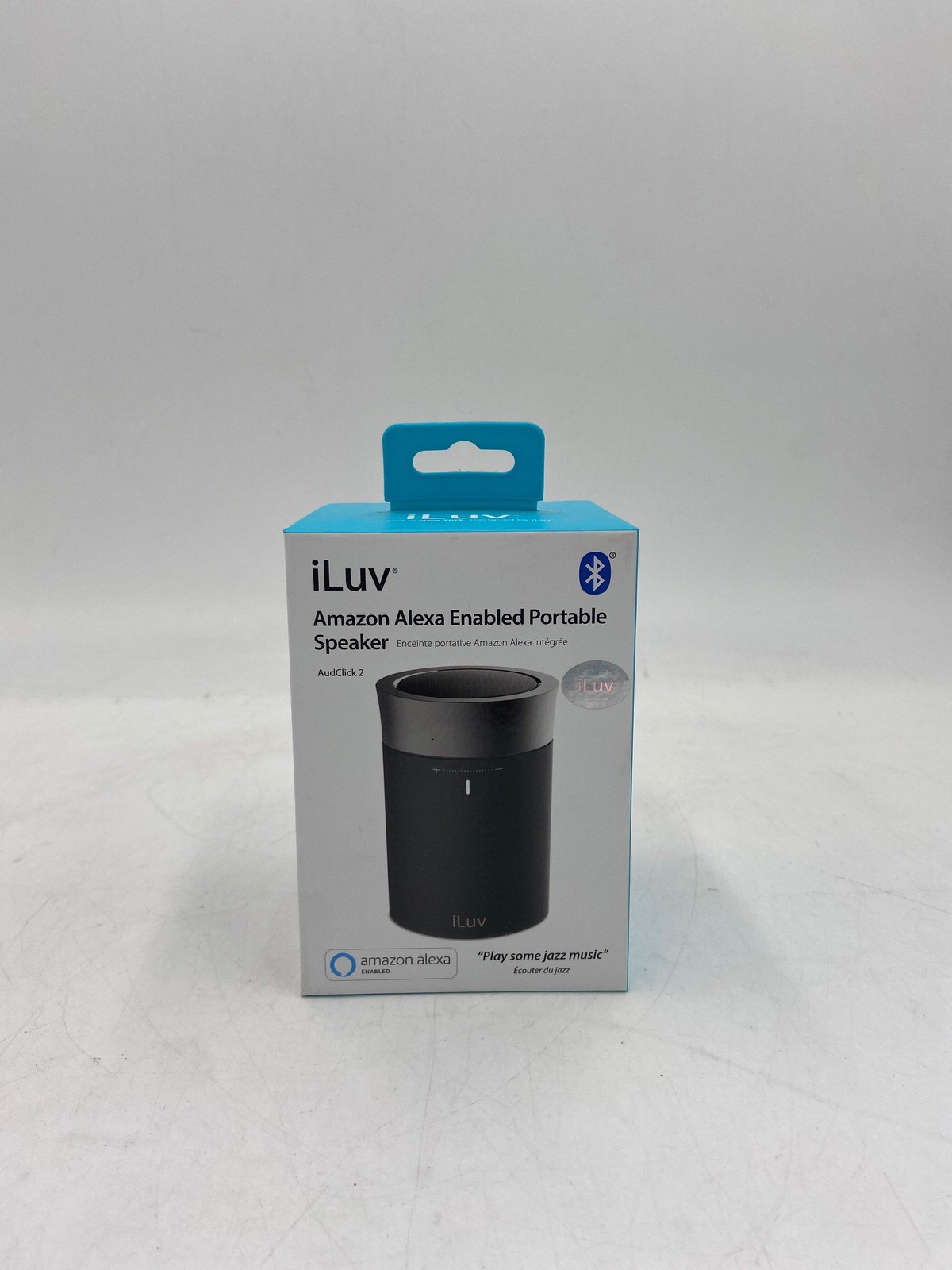 New Open Box ILUV Amazon Alexa Enabled Portable Speaker AudClick2