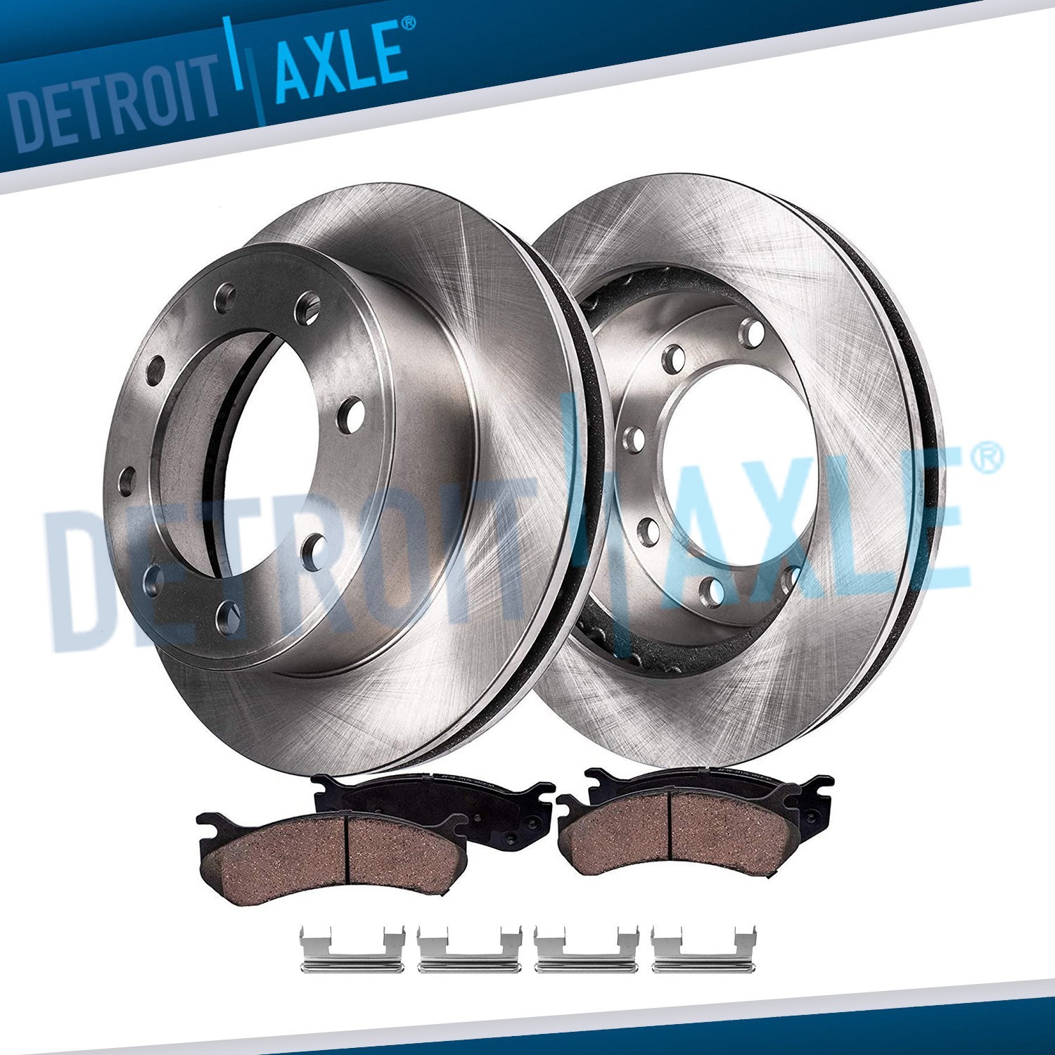 Rear Brake Rotors Brake Pads for Chevy Silverado Sierra Yukon XL 2500 3500 HD