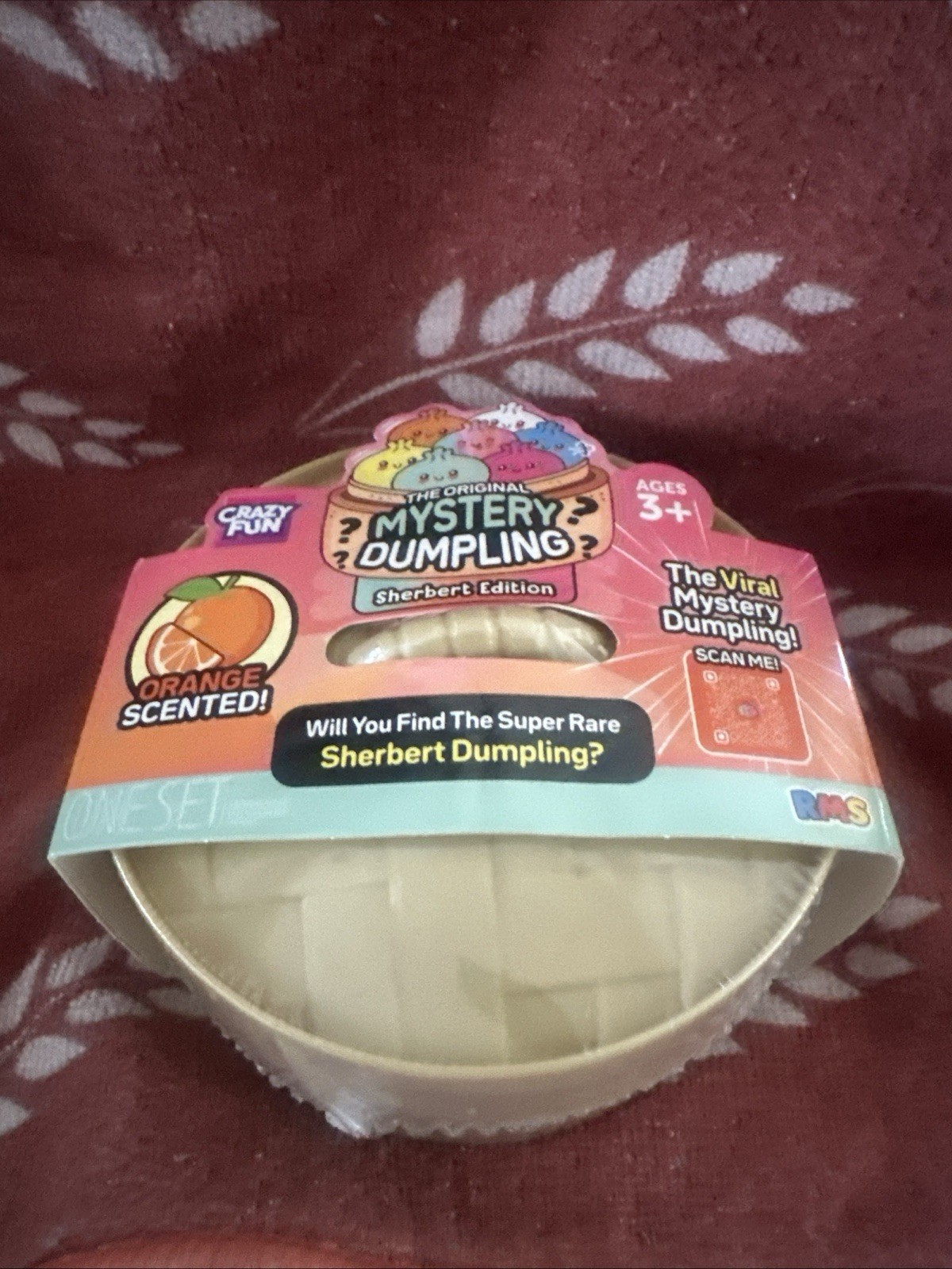 Crazy Fun RMS Mystery Dumplings Sherbert Edition Orange Scented New Sealed