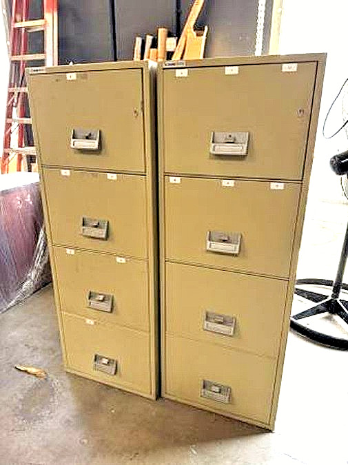 Schwab1000 Fireproof Filing cabinets.