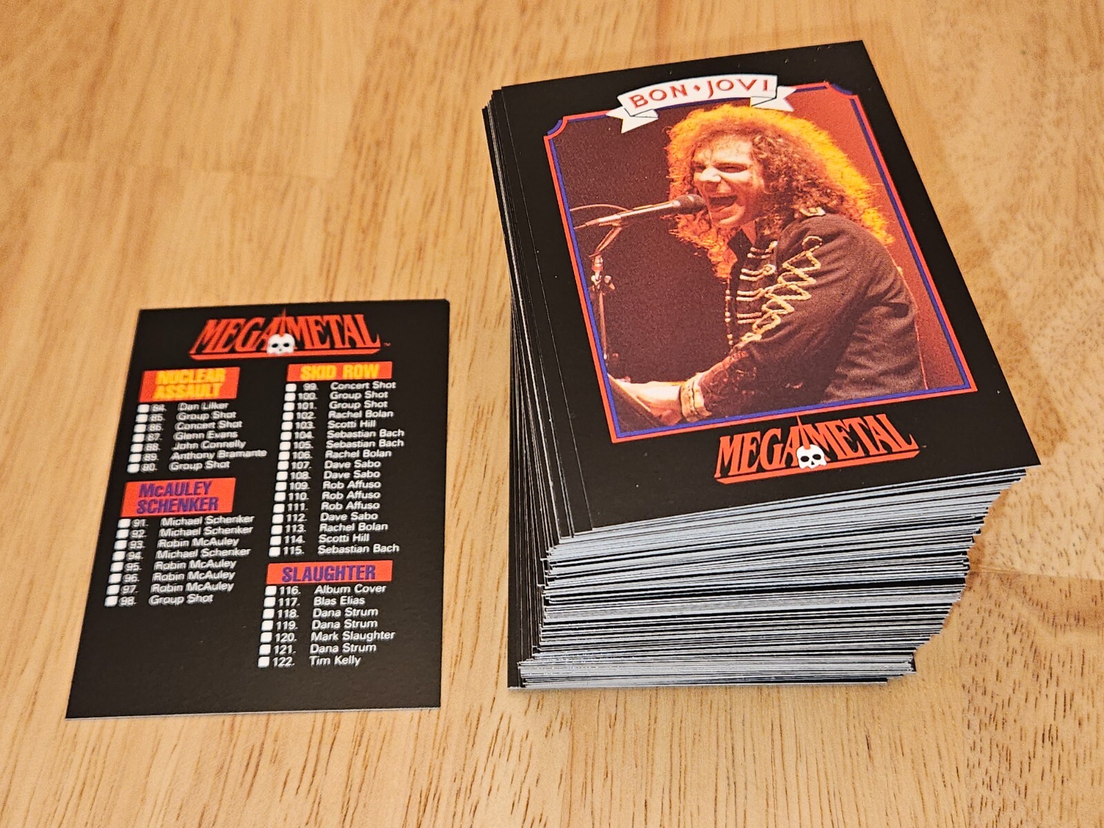 1991 Impel Mega Metal Single Music/Rock Band Cards PICK FROM LIST! SEE PHOTOS!