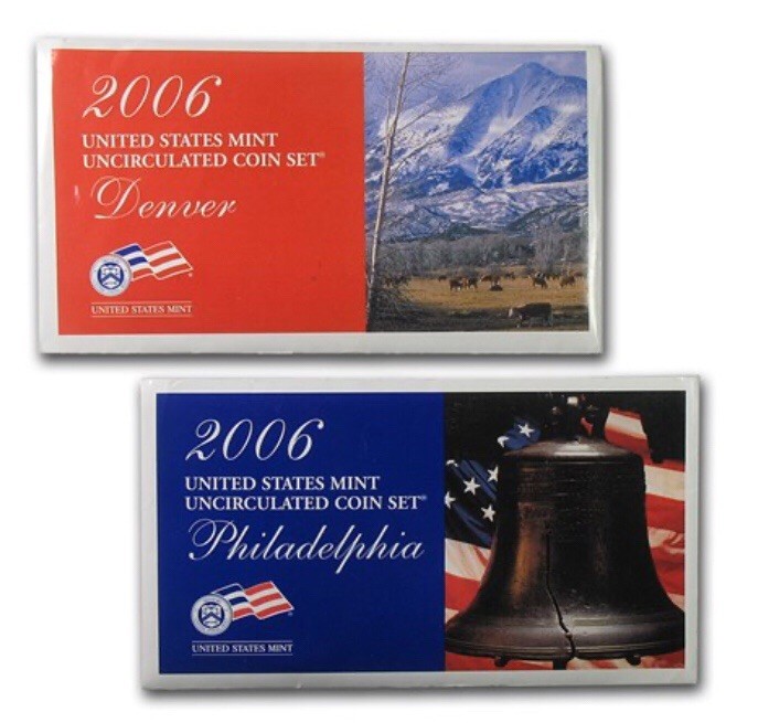 2006 Uncirculated Coin Set U.S Mint Government Packaging OGP COA