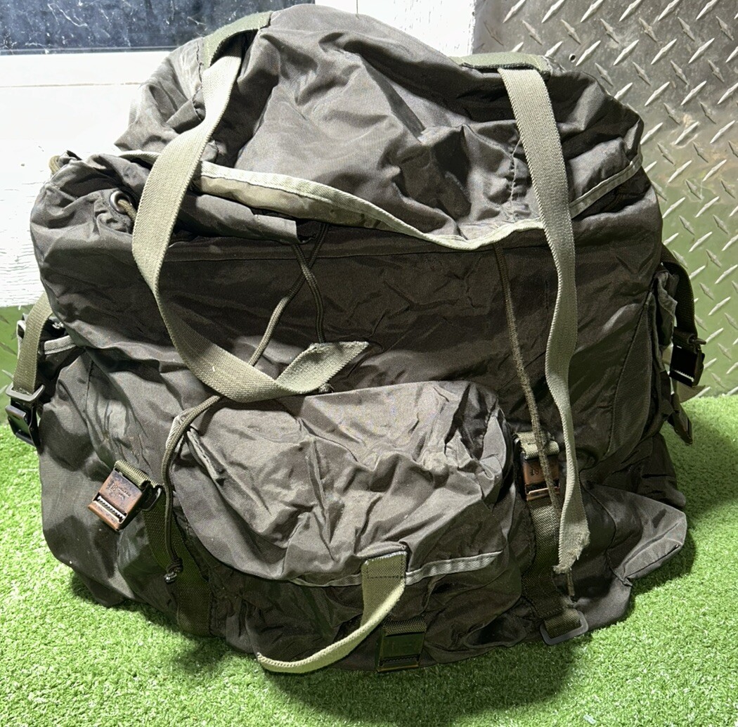 Vintage Frank Morton 80 Field Bag Military Combat Square Backpack Rucksack