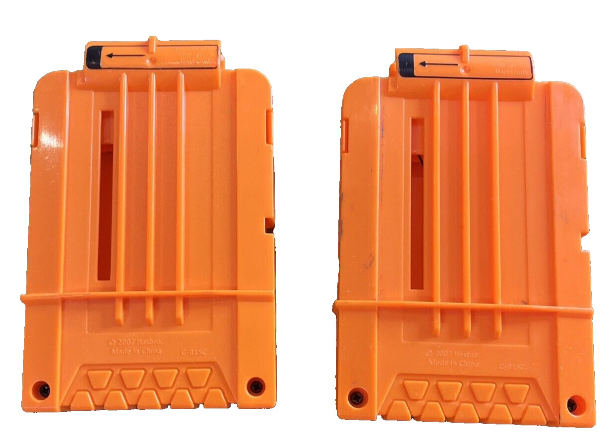 Nerf N-Strike Elite 6 Round Magazine Clip Ammo Dart Family Fun Games *Lot of 2*