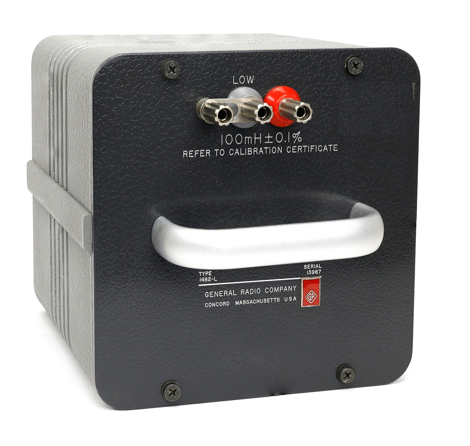 GR General Radio, GenRad IET Labs 1482-L Standard Inductor 100 mH 1482L 0.1%