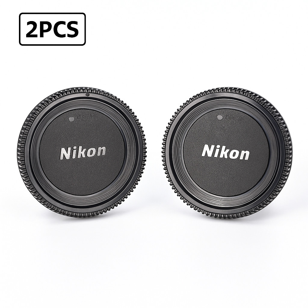 2-PC Nikon Body Cap Cover for FX DX AF F F2 F3 F4 F5 F6 FA EL FT2 FTN FM Non AI
