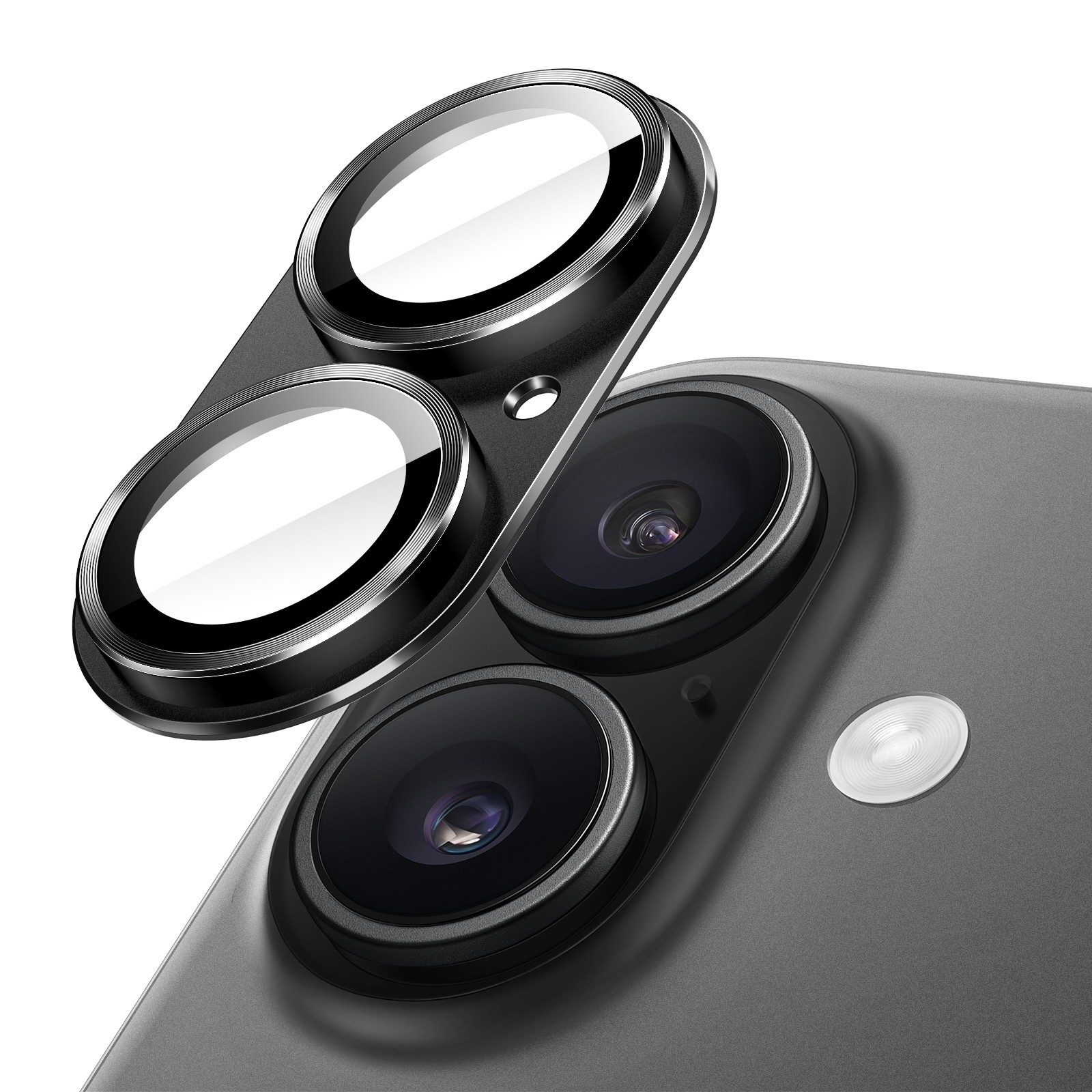 Camera Lens Protector for iPhone 17 6.3-Inch, Full Coverage Ring Cover, 1-Pack