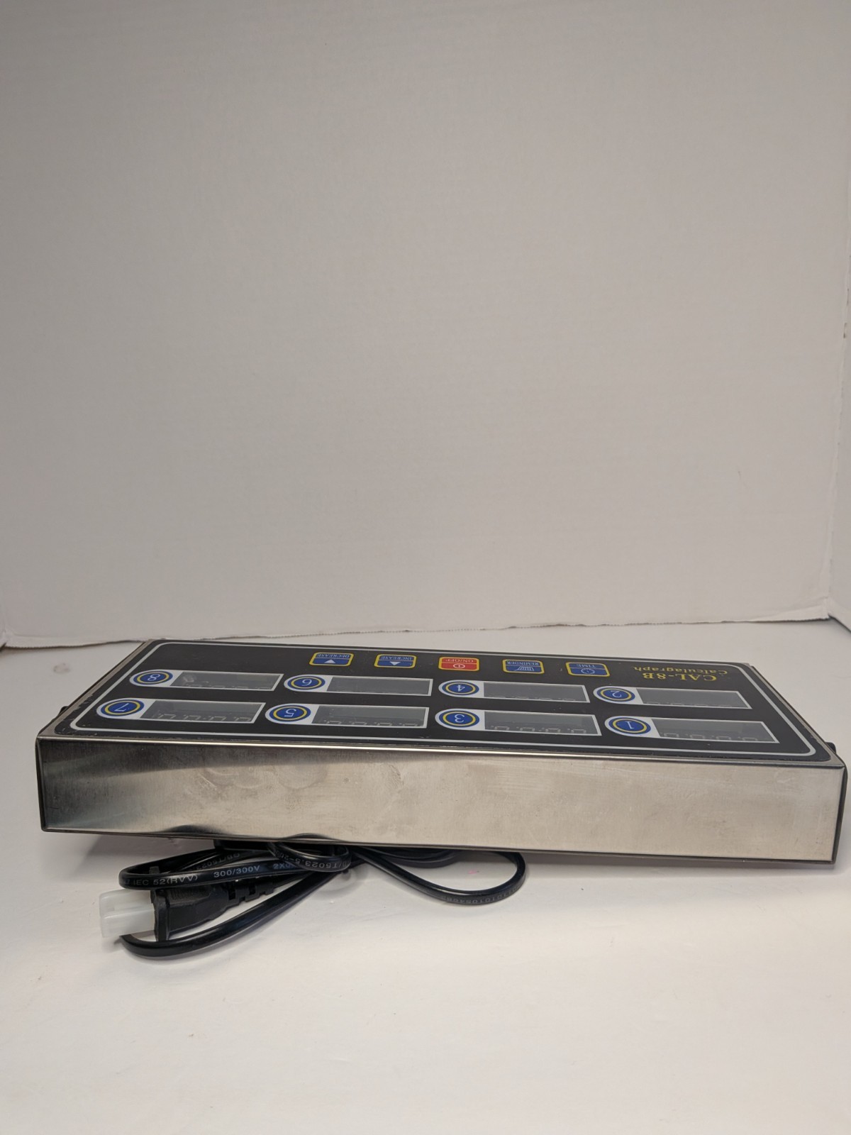 Digital Commercial Countdown CAL-8B 8 Channel Timer Kitchen Calculagraph Loud US