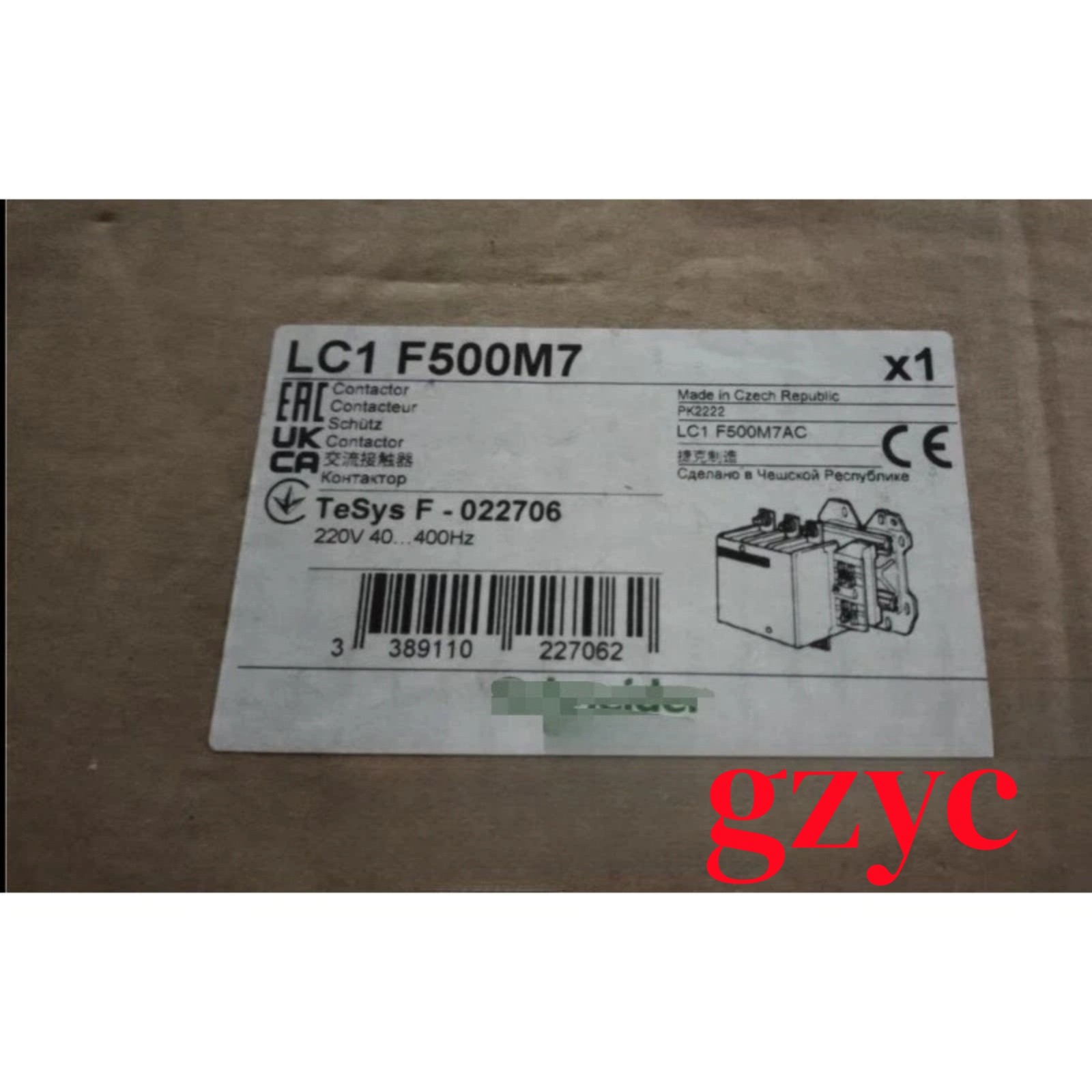 1PCS New LC1F500M7 Contactor Fast shipping FedEx or DHL