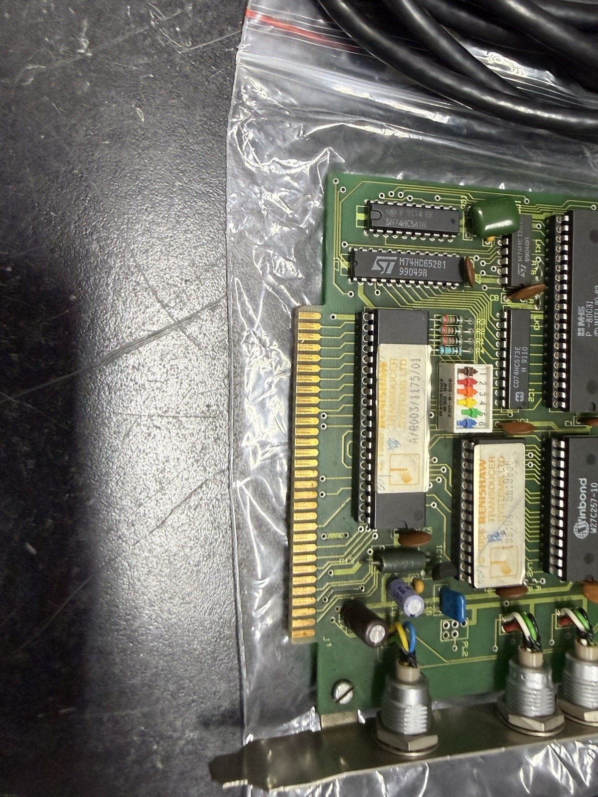Renishaw PC10 Probe Interface ISA Card w/ LEMO Cable Untested As-Is