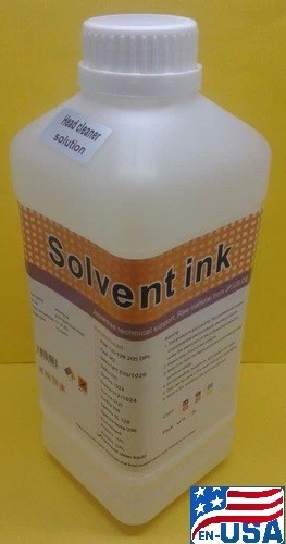 Eco Solvent Cleaner Cleaning Solution Roland Mutoh Mimaki DX4 DX5 1 L USA Ship