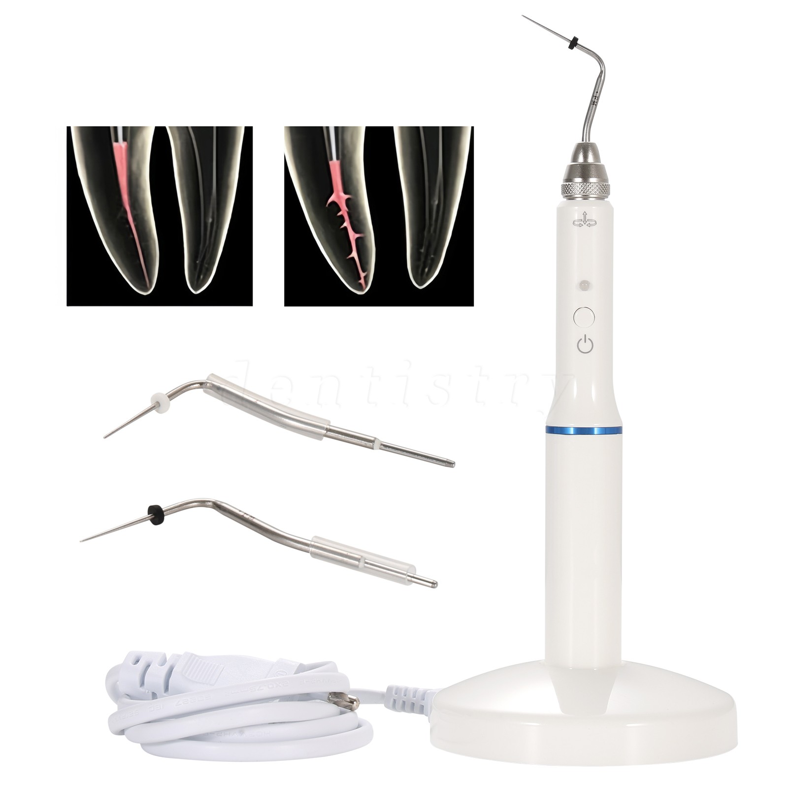 Dental Wireless Endo Gutta Percha Obturation System Heated Pen with Heating Tips