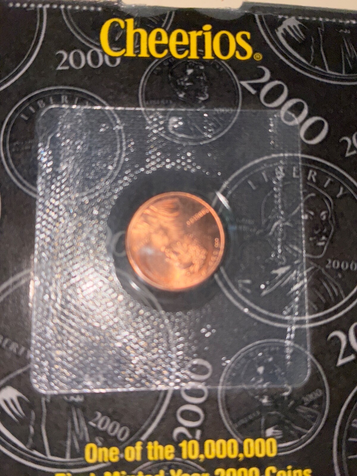 Sealed 2000 CHEERIOS Lincoln Cent Penny