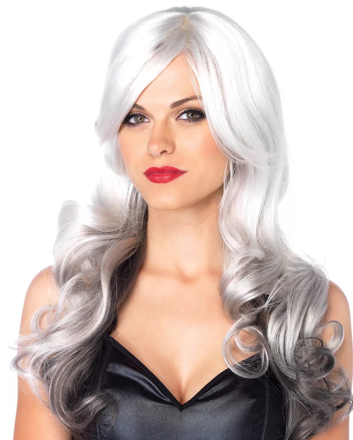 Leg Avenue 2611 Allure Long Wavy Wig Grey/Black
