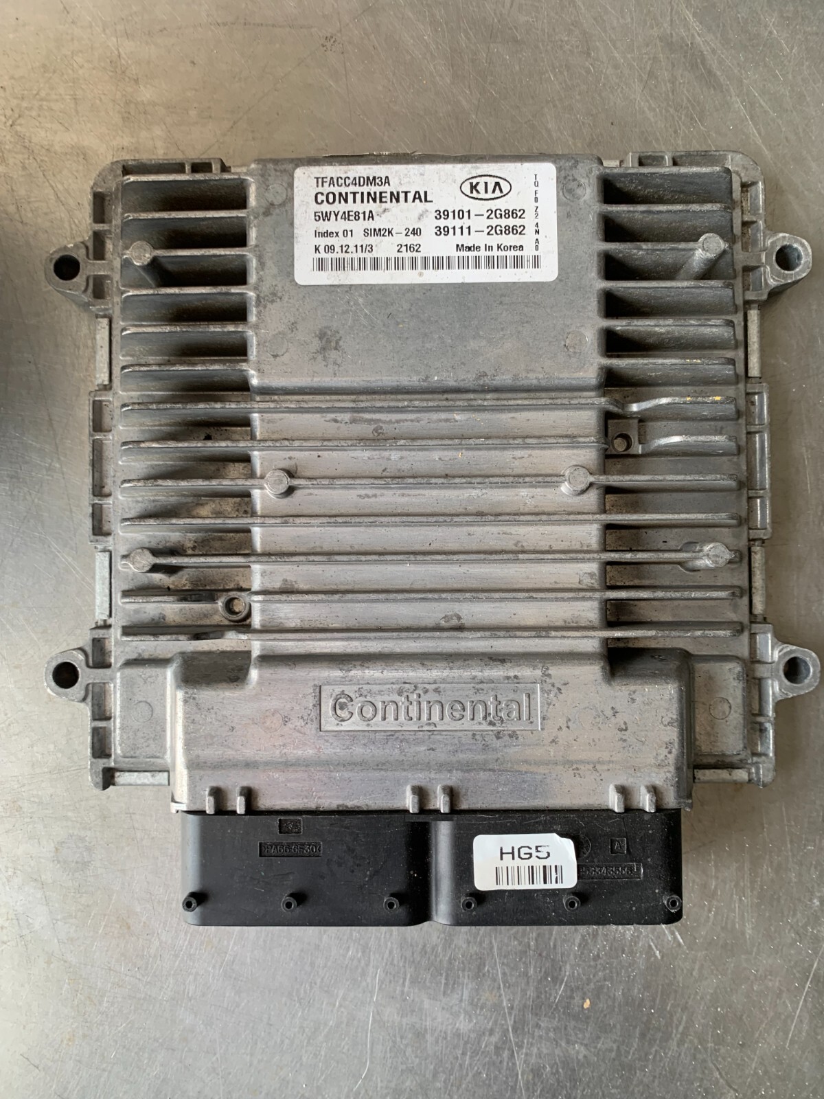 2011 2013 Kia Optima 2.4L Engine Control Module Unit ECM 39101-2G862 391012G862
