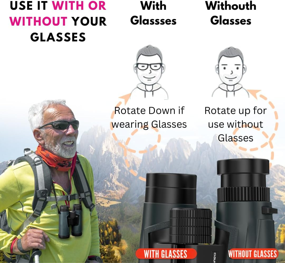 Binoculars for Bird Watching - High Powered Binocular for Adults - Birding Binoc