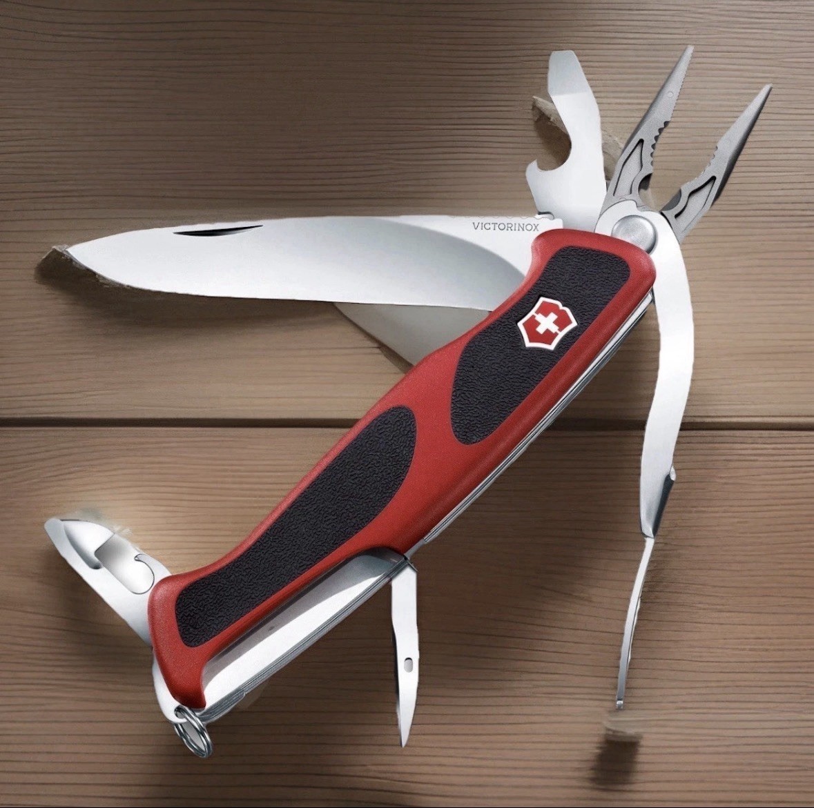 Victorinox Ranger Grip 74 Swiss Army Knife 130mm w/ Pliers & Lock Blade