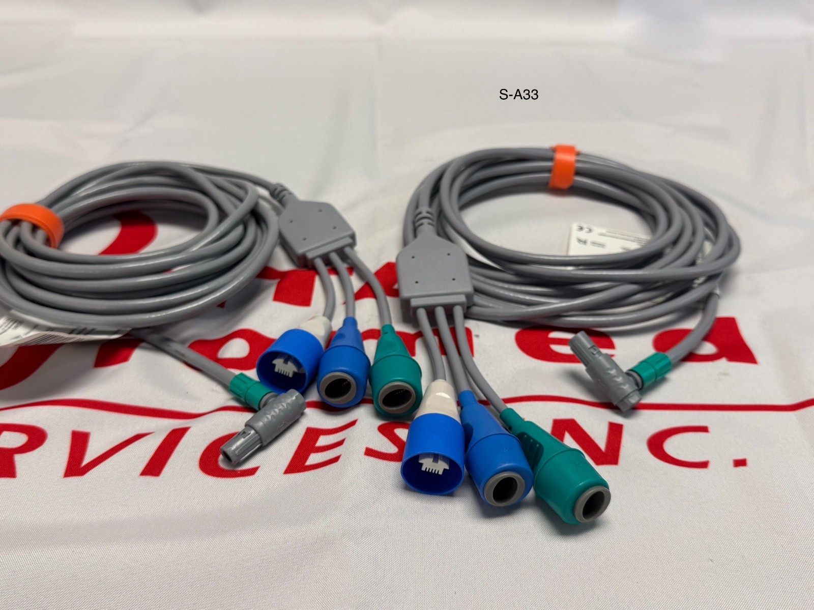 Edwards EVFTCL EV1000 FloTRac Cable (Used, 2pcs)