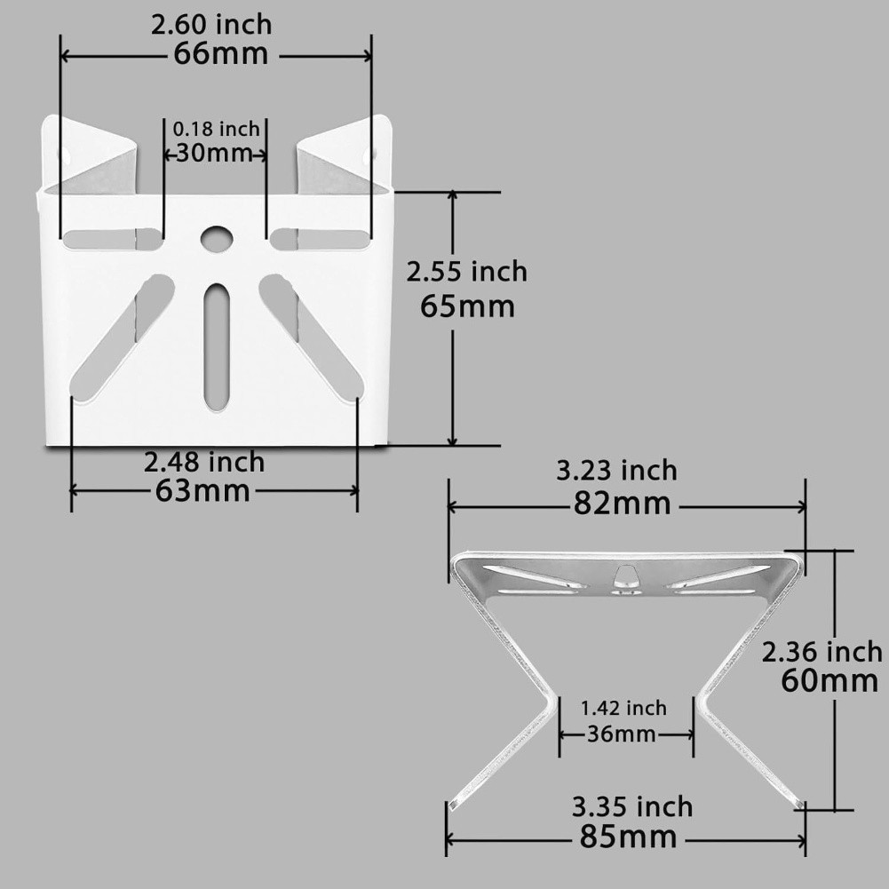 Corner Mount Bracket Wall Corner Bracket Metal Construction Weather Resistant