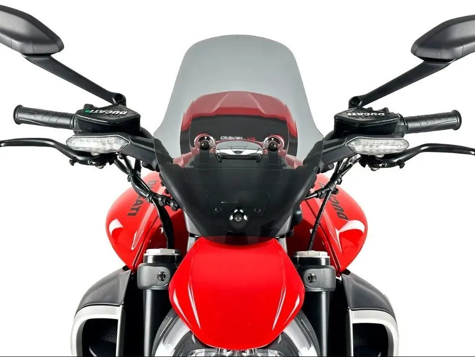 For Ducati Diavel V4 2023 2024 2025 Windshield Windscreen Wind Deflector
