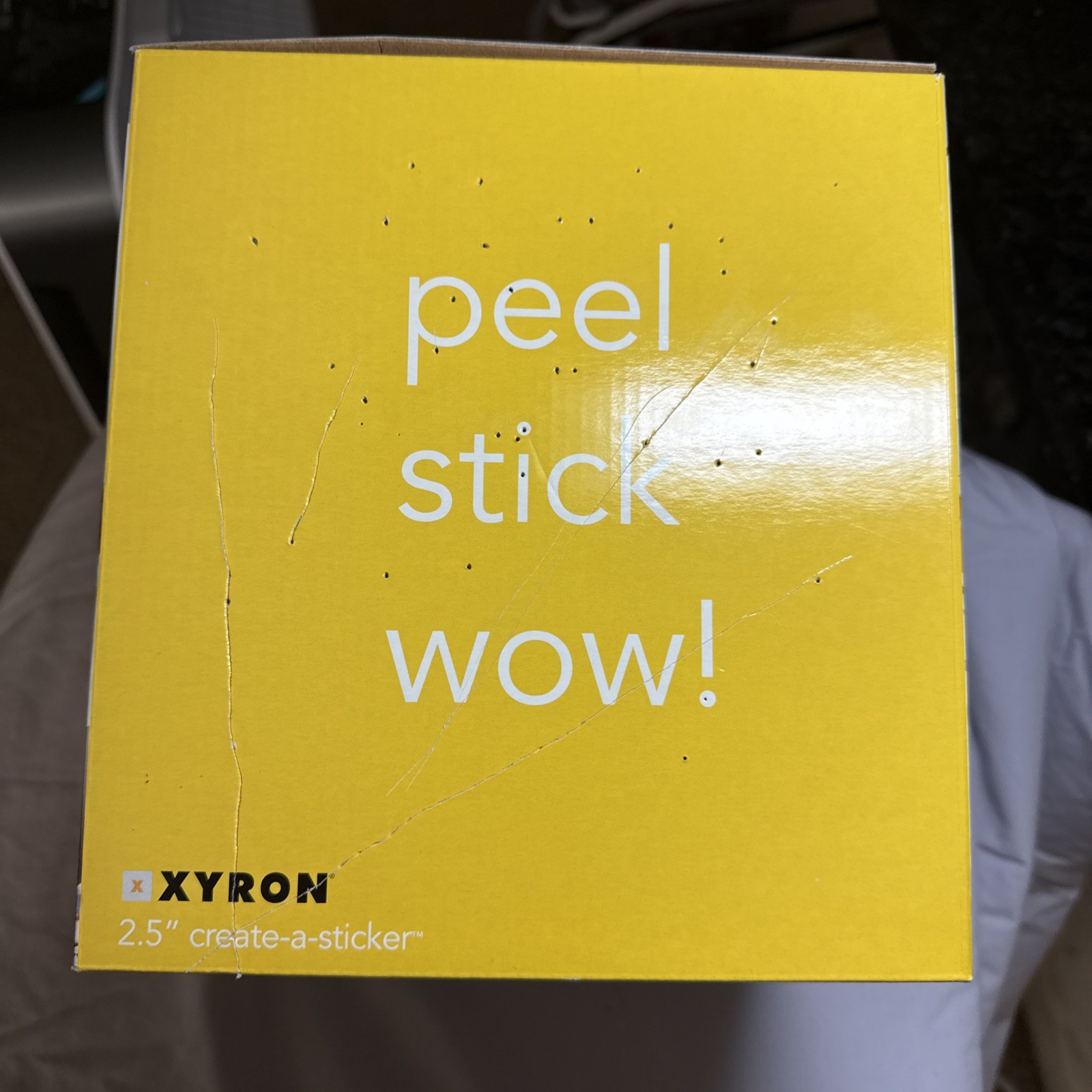 Xyron 250 Create A Sticker 2.5" Sticker Maker for Scrapbooking Card Making A009
