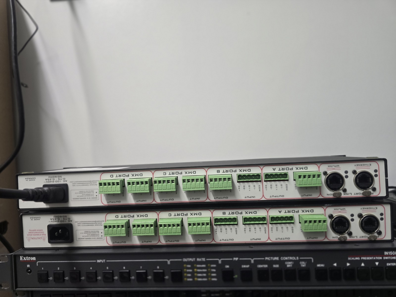 Pathway DMX Manager 4-Port DMX Merge Patch Prioritize Ethernet Rackmount Tested
