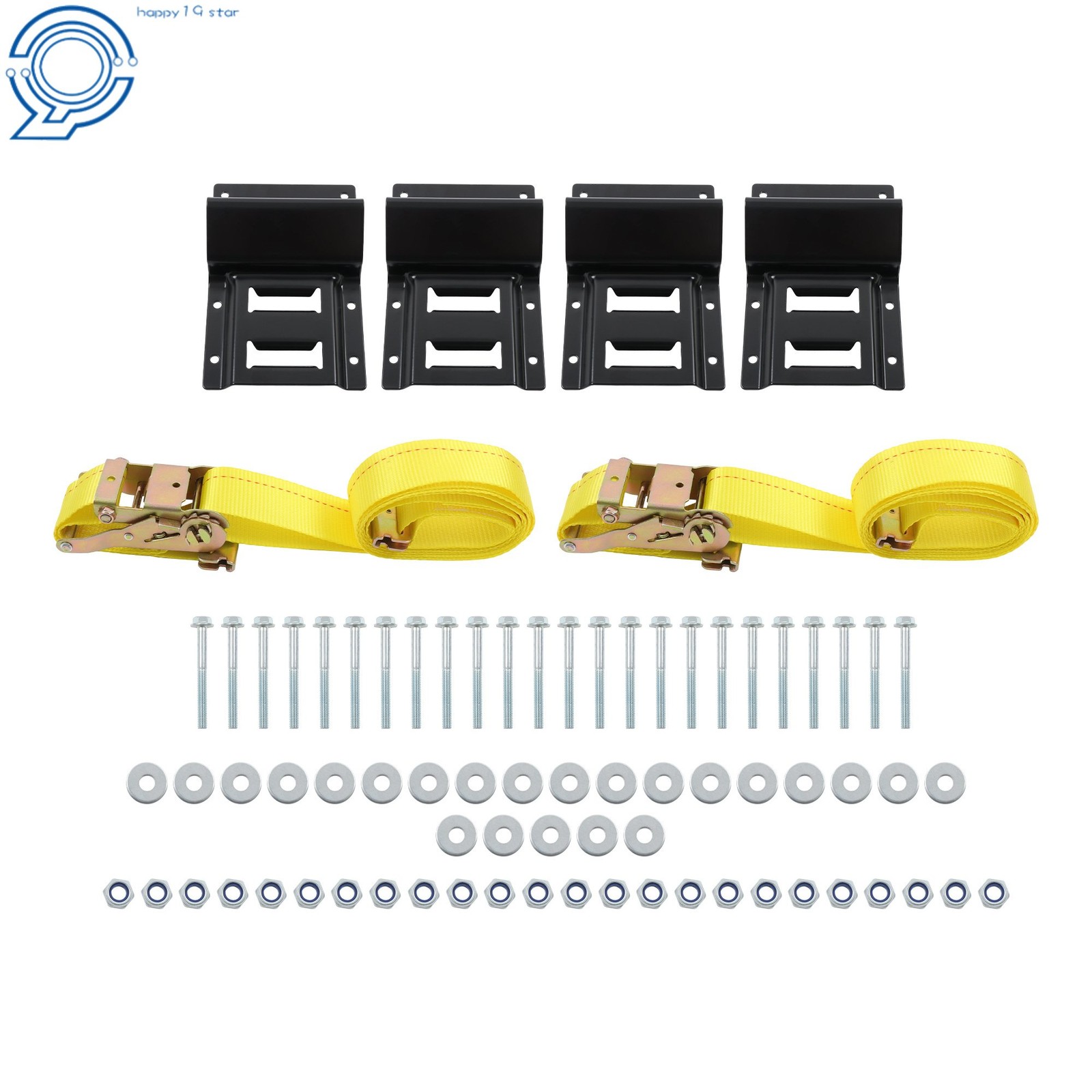 Wheel Chock Tie Down Kit Tire Ratchet Straps Wheel Chocks For Trailer