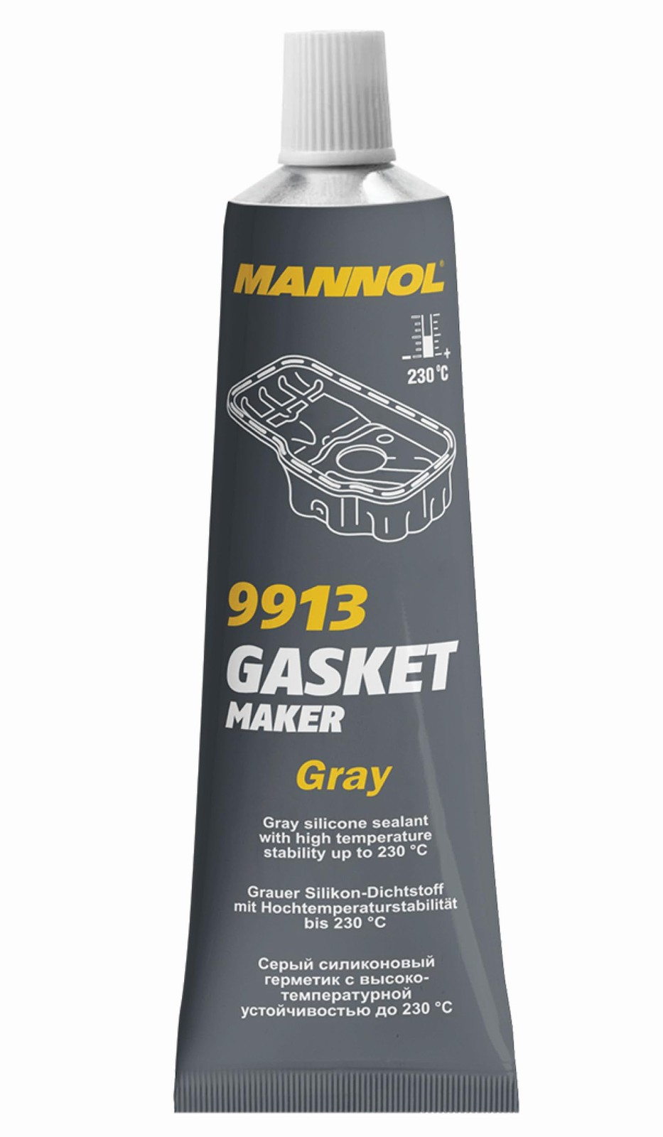 9913 Gasket Maker, Thermostat, HighTemp RTV Silicone Sealant for Oil Pan
