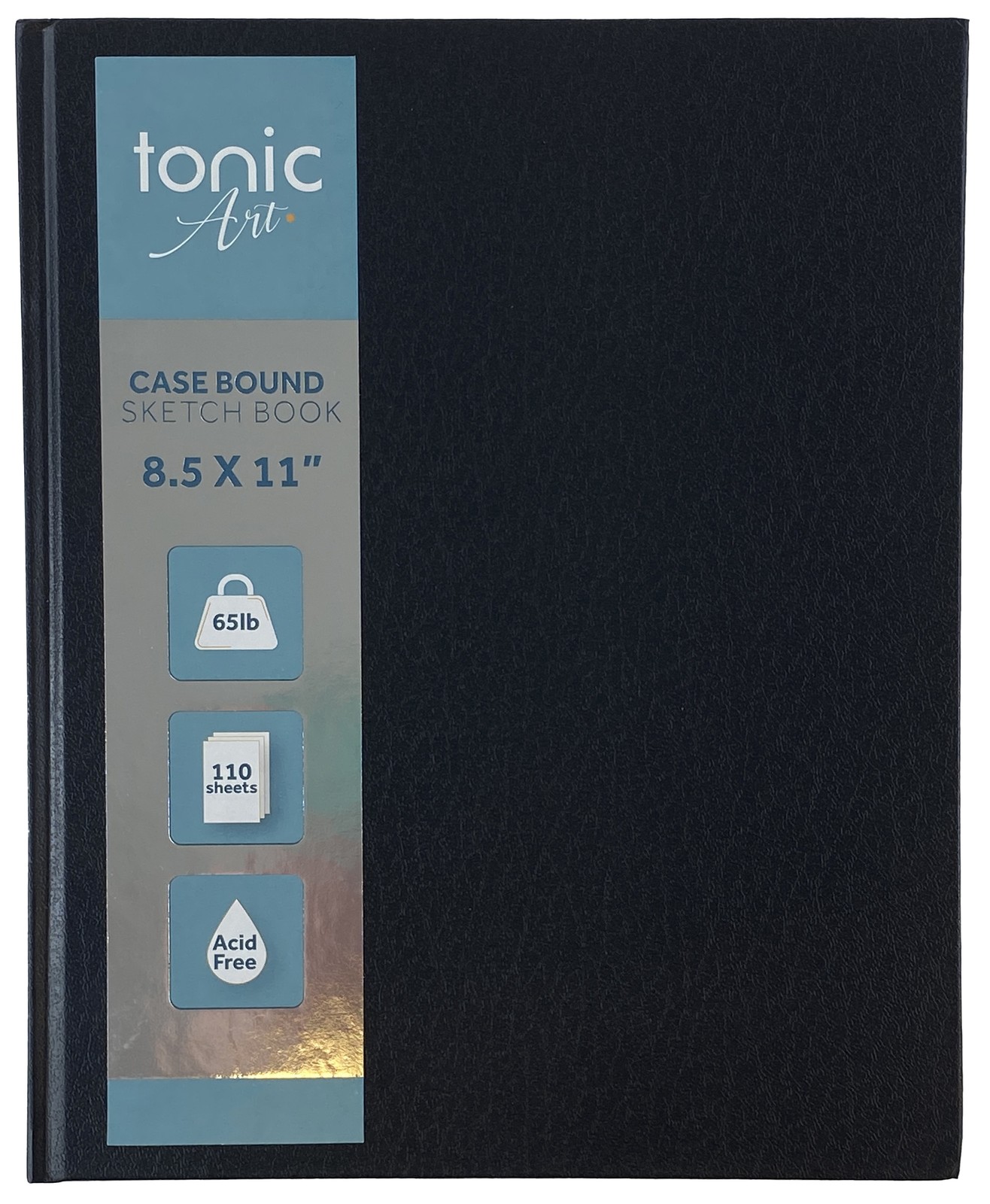 Tonic-Art Hardcover Sketchbook 8.5"X11"-65lb, 110 Sheets - 3 Pack