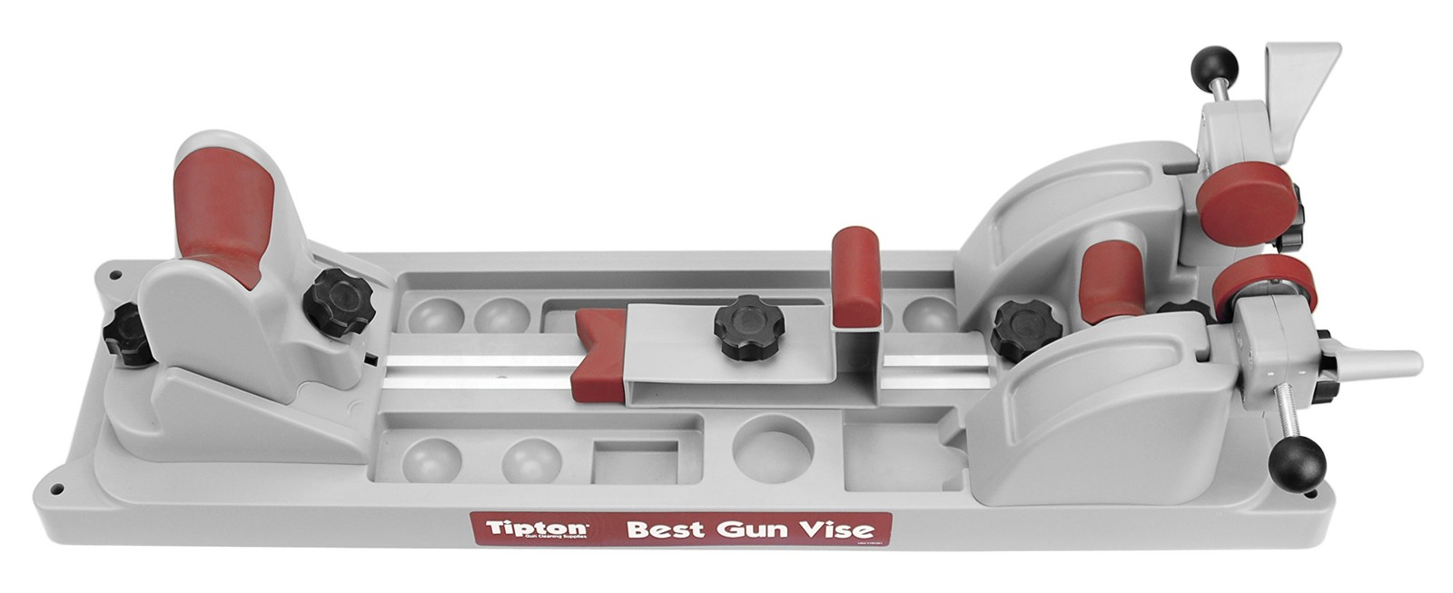 Tipton Best Gun Vise with Secure Adjustable Cradle, Storage Compartments for ...