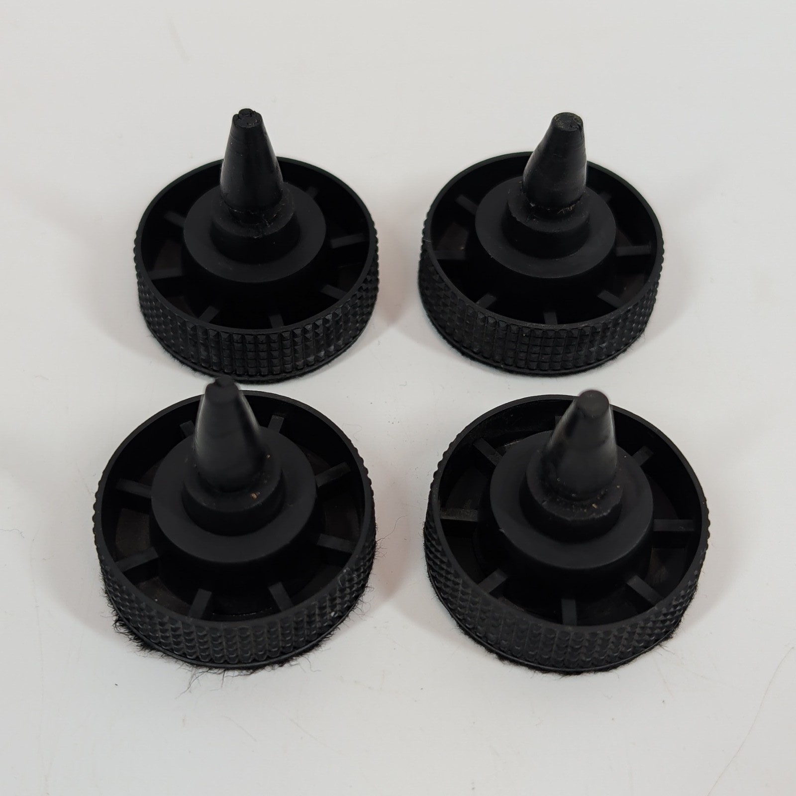 Technics SL-B3 (B1, B2) Turntable 4x Black Isolation Feet Pads OEM