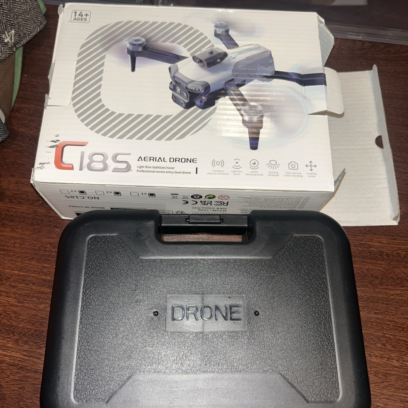 C18S Aerial Drone Obstacle Avoidance HD Camera with Brain Power Follow
