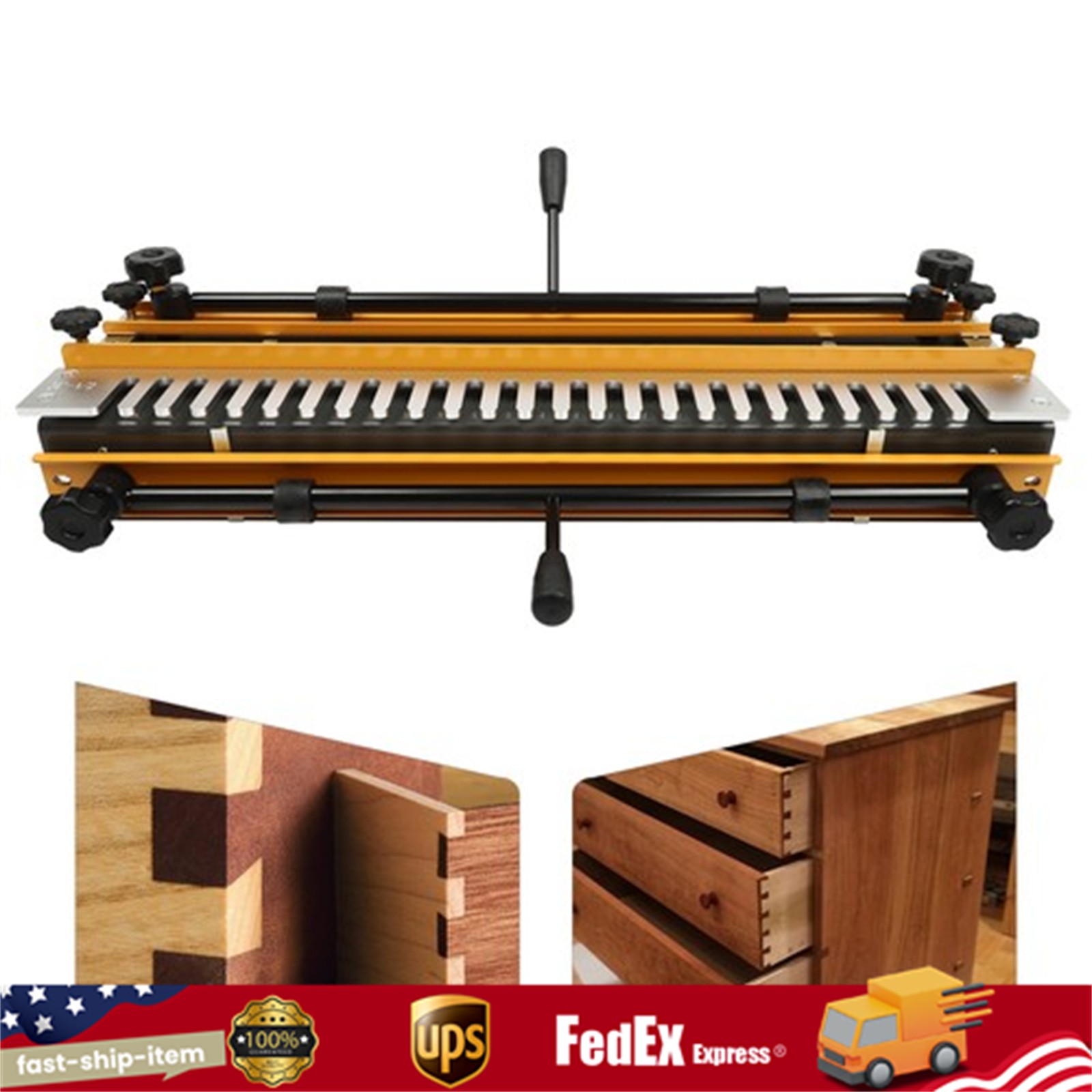 24" Dovetail Jig Machine ,Woodworking Mini Template Kit for Precise Alignment