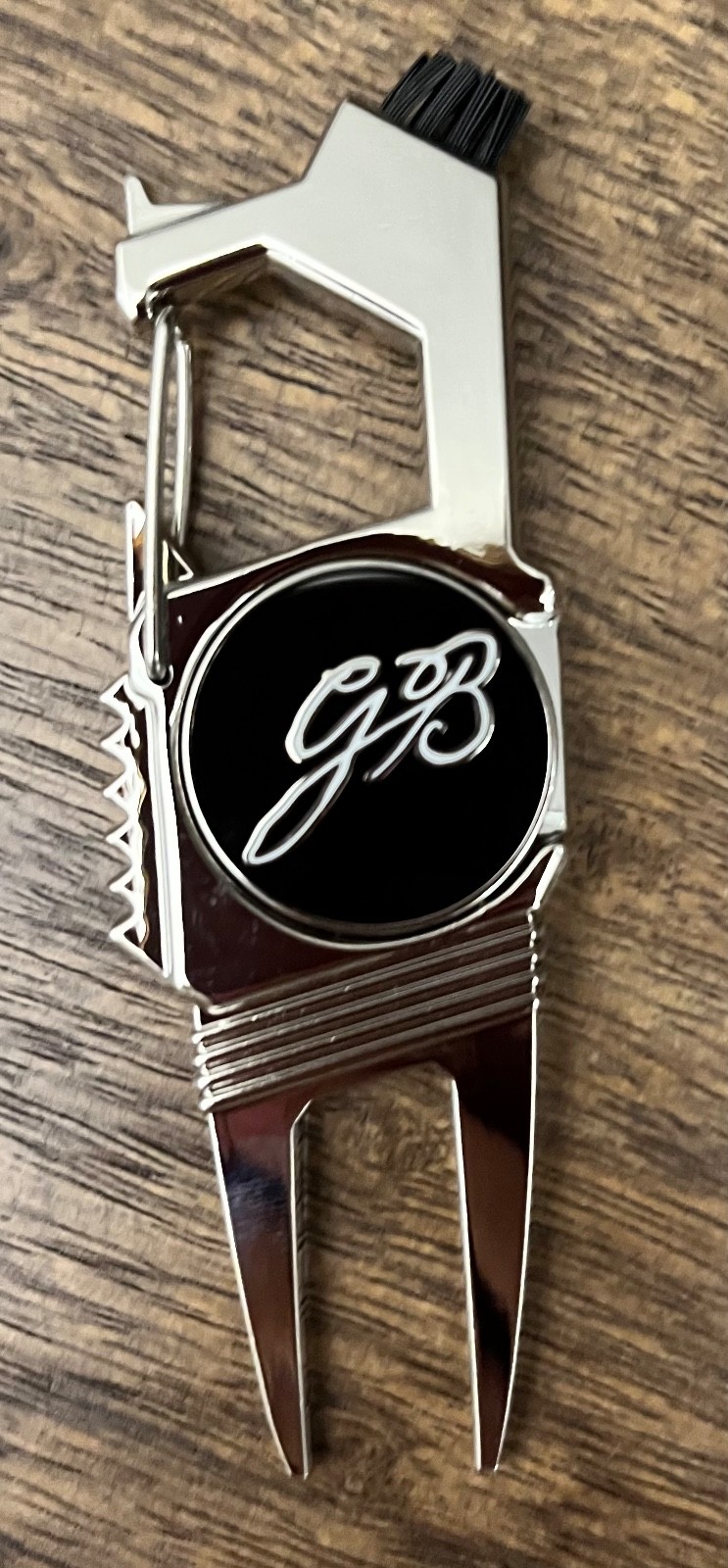 Garrison Brothers Whiskey Stainless Steel Golf Divot Repair Tool, NEW
