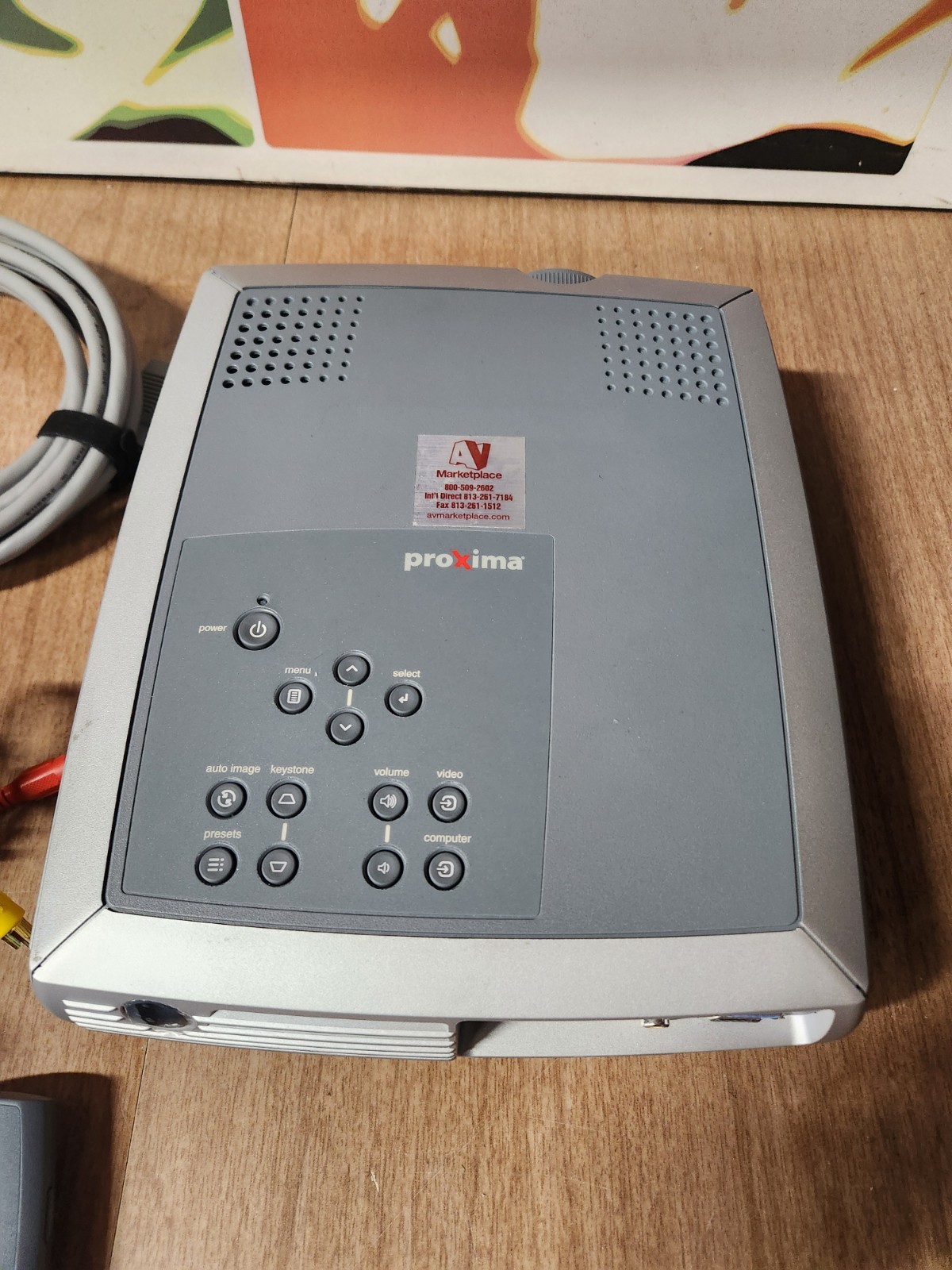 Proxima DP2000x XGA Portable Projector W/Remote ,Cables & Manual Tested Working