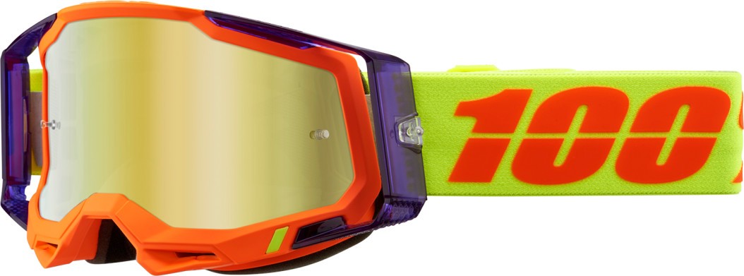 100% Racecraft 2 Panam Goggles OSFM Gold 50010-00021